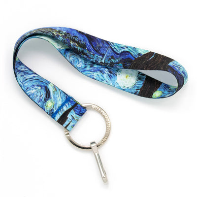 Buttonsmith Van Gogh Starry Night Wristlet Lanyard Made in USA - Buttonsmith Inc.