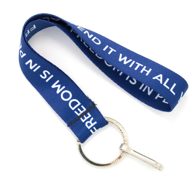 Buttonsmith Freedom Wristlet Lanyard Made in USA - Buttonsmith Inc.
