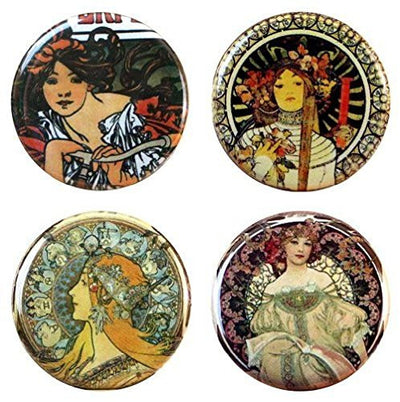 Buttonsmith® 1.25" Mucha Perfecta Refrigerator Magnets - Set of 4 - Buttonsmith Inc.