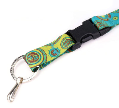 Buttonsmith Paisley Lanyard - Made in USA - Buttonsmith Inc.