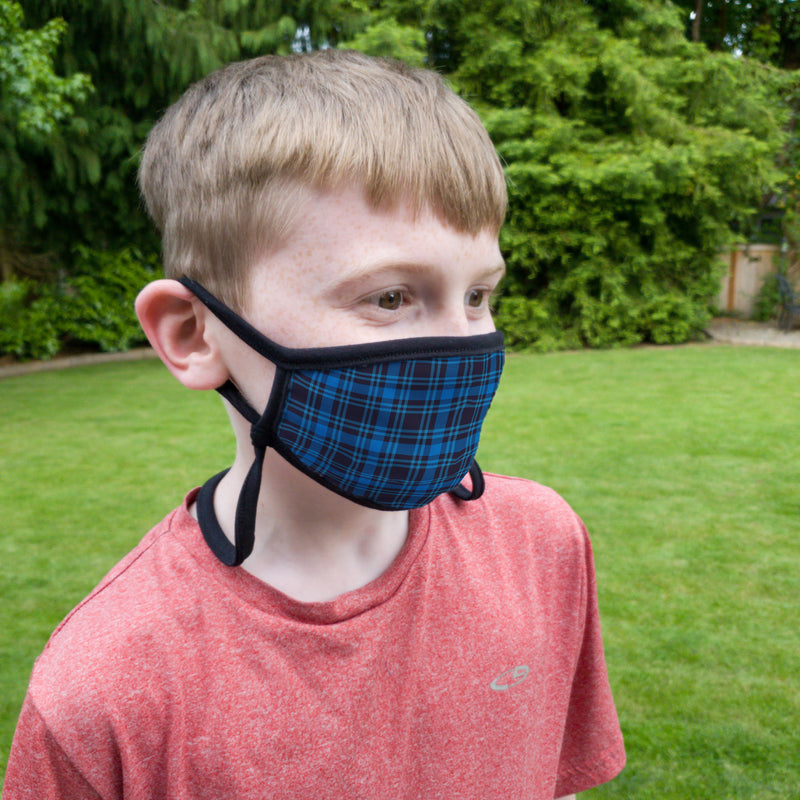 Buttonsmith Dad Shirt Youth Adjustable Face Mask with Filter Pocket - Made in the USA - Buttonsmith Inc.