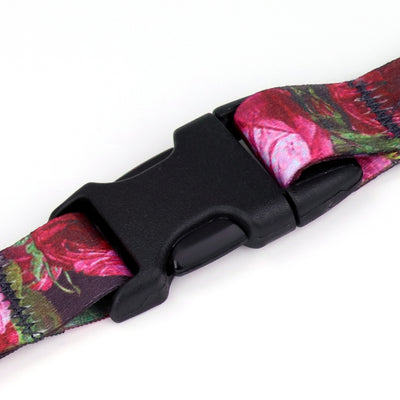 Buttonsmith Waldmueller Roses Lanyard - Made in USA - Buttonsmith Inc.