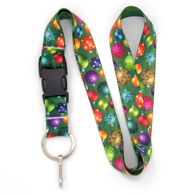 Buttonsmith Christmas Ornaments Premium Lanyard - with Buckle and Flat Ring - Made in the USA - Buttonsmith Inc.