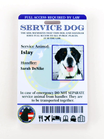 Service Dog ID Card - Buttonsmith Inc.