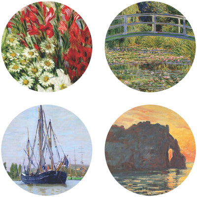 Buttonsmith® Claude Monet Gladiolas Tinker Top® Set – Made in USA – for use with Tinker Reel® Badge Reels - Buttonsmith Inc.