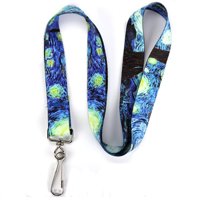 Buttonsmith Starry Night Basic Lanyard - Made in USA - Buttonsmith Inc.