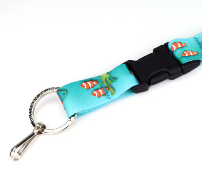 Buttonsmith Tropical Fish Lanyard - Made in USA - Buttonsmith Inc.
